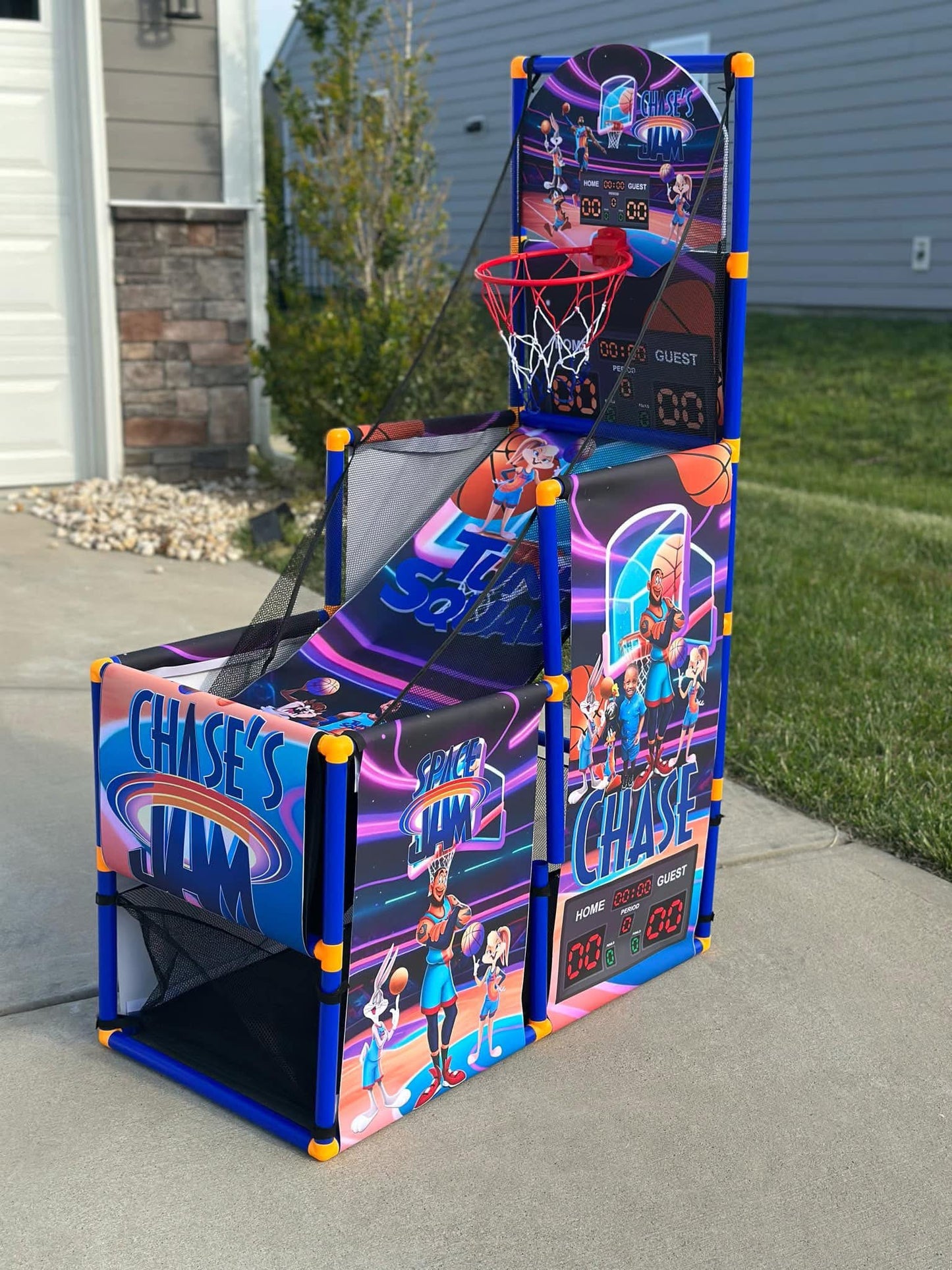 CUSTOM BASKETBALL HOOP: Shoot your shot. Make it yours!